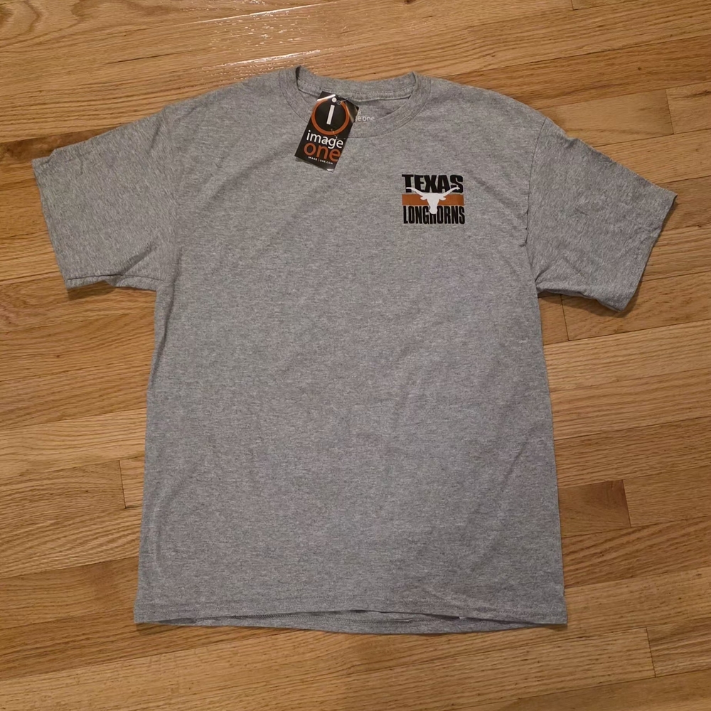 NEW Texas Longhorns Youth XL Gray SS T-Shirt By Image One